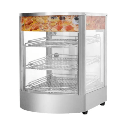 Exhibidor Elécrico Comidas Calientes 3 Niveles - Modelo Chico 35*43*50 - SIKLA