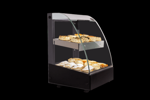 Mantenedor Exhibidor Warmer de 2 niveles de 40 cm