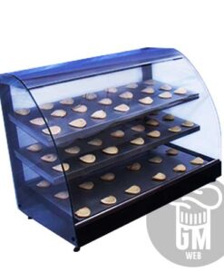 Mantenedor exhibidor Warmer de 3 niveles de 120 cm