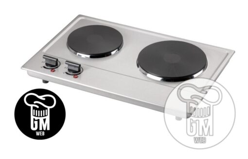 Anafe Electrico Doble Hornalla Acero Inoxidable - Sikla