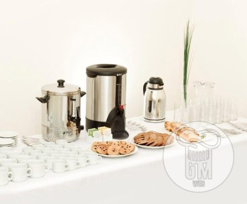 COMBO Ideal Catering Cafetera 4,5Lts + Lechera 5Lts + Pava Eléctrica 2Lts