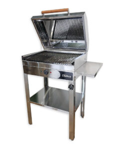 Parrilla Eléctrica De Acero Inoxidable Con Base Modelo Chalten - Marca RESINET