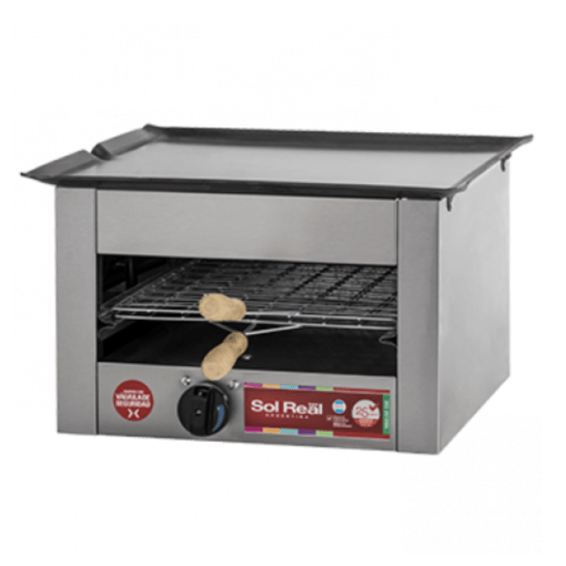 Carlitero Tostador Simple Con Plancha Bifera - Marca SOL REAL