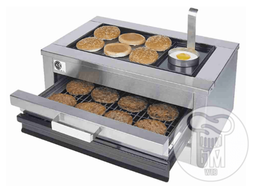 Hamburguesera Eléctrica Sin Humo Ni Olor 10/12 Hamburguesas ANION