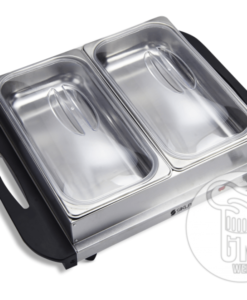 Buffetera – Manetenedor de Comidas Calientes – 2 bandejas Mediano – Marca SIKLA