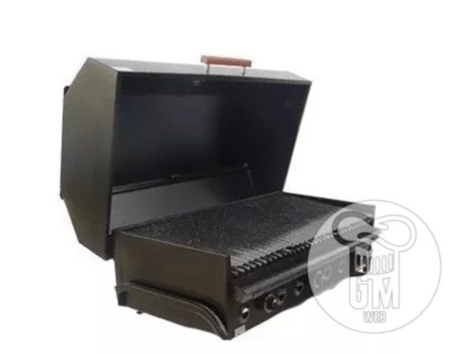 Parrilla A Gas Con Tapa 100x60 INVERNATIVA