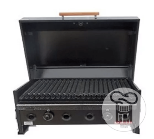 Parrilla A Gas Con Tapa 70x60 INVERNATIVA