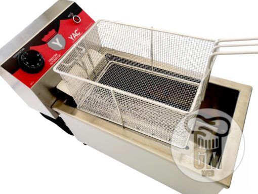 Freidora Eléctrica 8 a 10 Litros Acero AISI 304 Aceite y Agua - Marca YAC