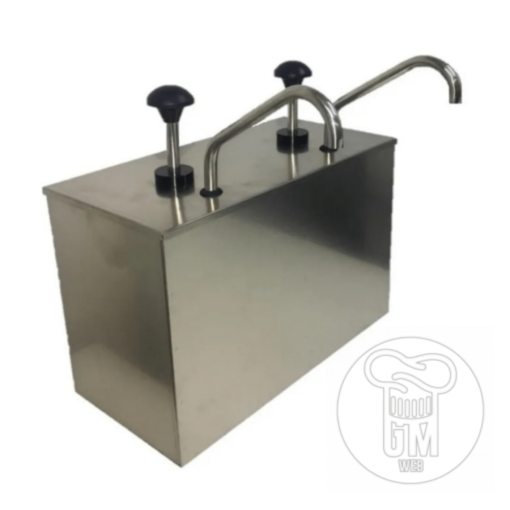Dispenser De Aderezos Y Salsas - Dispensador 2 Bocas - Marca CATANIA