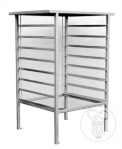 Base Para Horno Convector Con 8 Guías Para Bandejas 60x40 cm