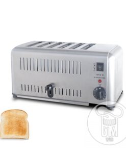 Tostadora Electrica Comercial Acero Inox - 6 Panes - Marca SIKLA