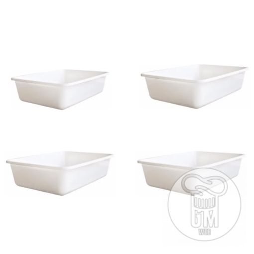 Pack de 4 Bateas Rectangulares Chicas - 30x22x7