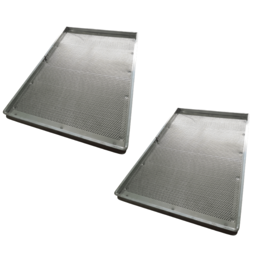 Pack x 2 - Bandeja Perforada 60x40 Marco Aluminio - Marca PAUNA