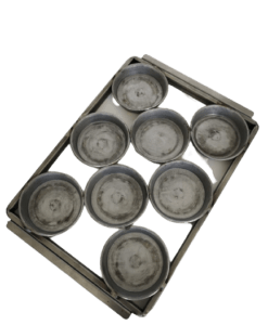 Trincha Molde Para Pan de Hamburguesas 10 cm de 44x32 - Marca PAUNA