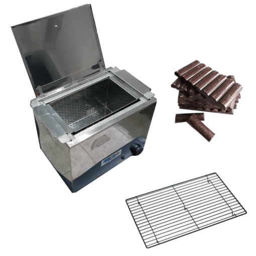 Templadora Bañadora Chocolate C/Rejilla de Descanso - Marca LOURDES