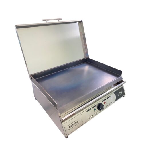 Plancha Lisa Eléctrica R7 Con Tapa - Marca RESINET