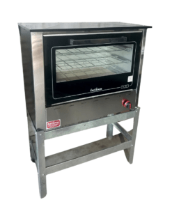 Horno Pizzero a Gas 6 Moldes Homologado Puerta Vidrio - Marca LATINA