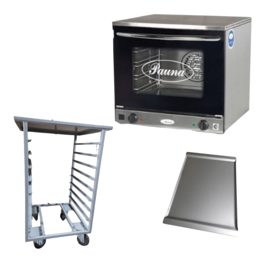 Horno Convector Beta 21 Con 4 Bandejas + Base con Ruedas - Marca PAUNA