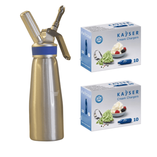 Cremera Sifon Semi-Profesional 0,5 L + 20 Cápsulas - Marca SWEETWHIP
