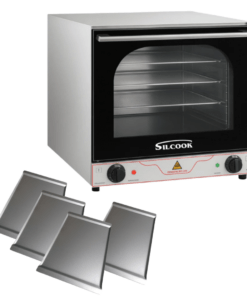 Alternative view of Horno Convector Eléctrico FD1A con 4 Bandejas + Base - Marca SILCOOK